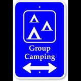 Indicator de zona de camping